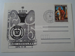 D189187  Hungary   1984 Oroszlány  - Oroszlányi Csoport OMBKE   Bélyeg  - Mining - Poststempel (Marcophilie)