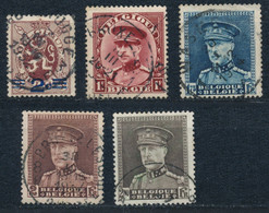 Belgique 1931-32 - Lot  Entre YT 315 Et 322A Obl - 1929-1941 Grande Montenez