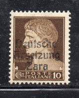 112big30 - ZARA TEDESCA 1943, 10 Cent N. 2 ***  MNH - Deutsche Bes.: Zara