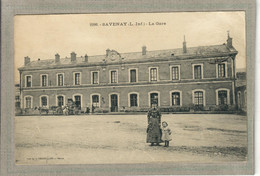 CPA - SAVENAY (44) - Aspect De La Gare En 1904 - Savenay