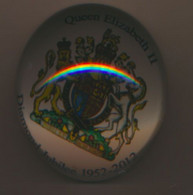 Sulfure -- Boule De Verre - Paperweight -  Souvenir Du Jubilé De La Reine Elizabeth II - 1952 -2012- England - Pisapapeles