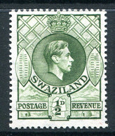 Swaziland 1938-54 King George VI - ½d Bronze-green - P.13½ X 14 - HM (SG 28b) - Swasiland (...-1967)