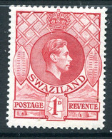 Swaziland 1938-54 King George VI - 1d Rose-red - P.13½ X 13 - HM (SG 29) - Swasiland (...-1967)