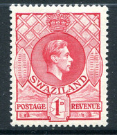 Swaziland 1938-54 King George VI - 1d Rose-red - P.13½ X 13 - HM (SG 29) - Swaziland (...-1967)