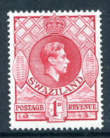 Swaziland 1938-54 King George VI - 1d Rose-red - P.13½ X 13 - HM (SG 29) - Swaziland (...-1967)