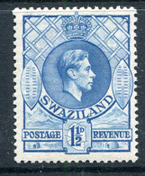 Swaziland 1938-54 King George VI - 1½d Bright Blue - P.13½ X 13 - HM (SG 30) - Swaziland (...-1967)