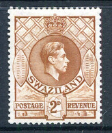 Swaziland 1938-54 King George VI - 2d Yellow-brown - P.13½ X 13 - HM (SG 31) - Swasiland (...-1967)