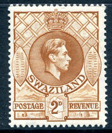 Swaziland 1938-54 King George VI - 2d Yellow-brown - P.13½ X 13 - HM (SG 31) - Swaziland (...-1967)