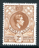 Swaziland 1938-54 King George VI - 2d Yellow-brown - P.13½ X 14 - HM (SG 31a) - Swaziland (...-1967)