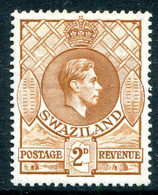 Swaziland 1938-54 King George VI - 2d Yellow-brown - P.13½ X 14 - HM (SG 31a) - Swasiland (...-1967)
