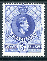 Swaziland 1938-54 King George VI - 3d Ultramarine - P.13½ X 13 - HM (SG 32) - Swasiland (...-1967)