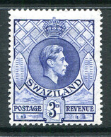 Swaziland 1938-54 King George VI - 3d Ultramarine - P.13½ X 14 - HM (SG 32b) - Swaziland (...-1967)