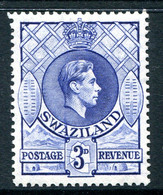 Swaziland 1938-54 King George VI - 3d Ultramarine - P.13½ X 14 - HM (SG 32b) - Swasiland (...-1967)