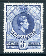 Swaziland 1938-54 King George VI - 3d Ultramarine - P.13½ X 14 - HM (SG 32b) - Swasiland (...-1967)