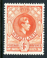 Swaziland 1938-54 King George VI - 4d Orange - P.13½ X 13 - HM (SG 33) - Swasiland (...-1967)