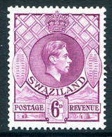 Swaziland 1938-54 King George VI - 6d Deep Magenta - P.13½ X 14 - HM (SG 34a) - Swaziland (...-1967)