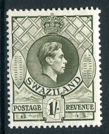 Swaziland 1938-54 King George VI - 1/- Brown-olive - P.13½ X 13 - HM (SG 35) - Swasiland (...-1967)