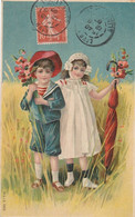 ENFANTS EDITION M S I B 13618 GAUFFREE 1907 - Grupo De Niños Y Familias