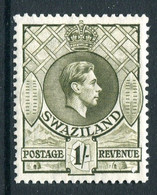 Swaziland 1938-54 King George VI - 1/- Brown-olive - P.13½ X 13 - HM (SG 35) - Swaziland (...-1967)