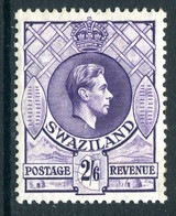 Swaziland 1938-54 King George VI - 2/6 Bright Violet - P.13½ X 13 - HM (SG 36) - Swaziland (...-1967)