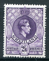 Swaziland 1938-54 King George VI - 2/6 Violet - P.13½ X 14 - HM (SG 36a) - Swasiland (...-1967)