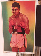 Cartolina  Muhammad Ali Mohammed Cassius Clay - Boxe