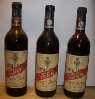 SPALLETTI RUFINA CHIANTI RISERVA 3 BOTTIGLIE 1967 / 1968 / 1969 POGGIO REALE - Wine