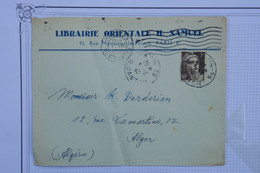 Q26 FRANCE   BELLE  LETTRE 1945 PARIS  POUR ALGER ALGERIE ++ARCH. DERDERIAN + ++ AFFRANCH. PLAISANT - Covers & Documents