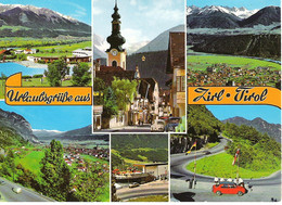 SCENES FROM ZIRL, TIROL, AUSTRIA. USED POSTCARD H3 - Zirl