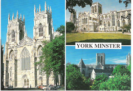 SCENES FROM YORK MINSTER, YORK. ENGLAND. UNUSED POSTCARD. H3 - York