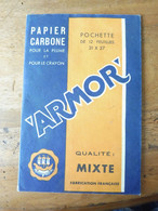 1944 PAPIER CARBONE Pour Plume Et Pour Crayon  (pochette De 12 Feuilles) Marque ARMOR - Pour Vendeurs , Voyageurs, Etc - Other & Unclassified
