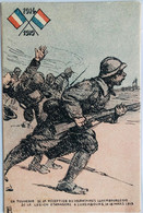 LEGION ETRANGERE LUXEMBOURG RECEPTION DES VOLONTAIRES SOUVENIR 1919 - Guerra 1914-18