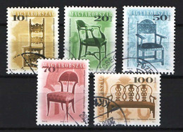 Hungary 1999. Antique Furnitures Set, Used ! Michel: 4561-4565 - Usati