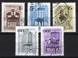 Hungary 2000. Antique Furnitures Set, Used ! Michel: 4628-4632 - Usati