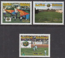 Eritrea 2007, 50th Anniversary Of African Football Association (CAF), MNH Stamps Set - Eritrea