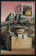 4007 Yugoslavia 1995 800 Years Anniv. Saint Luka's Church, Kotor, Montenegro, MC - Maximumkarten
