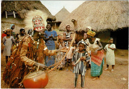 Senegal Africa Afrique African Danse Du Grillot The Wisard's Dance Native Scene Ethnique CPA Grand Format Groot Formaat - Senegal