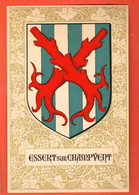 ZMI-29 Essert Sous Champvent (et Non Sur) Jura-Nord Vaudois Blason Armoiries Armorial Flammes Ecusson  Non Circulé - Champvent 