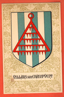 ZMI-34 Villars-sous-Champvent (et Non Sur)  Jura-Nord Vaudois Blason Armoiries Armorial Flammes Ecusson  Non Circulé - Champvent 