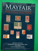 MAYFAIR PHILATELIC AUCTIONS CATALOGUE FOR SALE 15 THURSDAY 24th SEPTEMBER 2020 #L0160 - Auktionskataloge