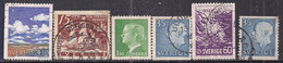 Sweden Small  Selection Of 6 Used Stamps ( F413 ) - Colecciones