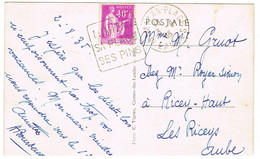 DAGUIN MIPIZAN SUR CPA - Army Postmarks (before 1900)