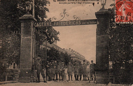 Belfort Entrée De La Casene Friederichs (Anciennement Du Vallon) 35e Régiment D'Infanterie - Carte N° 34 - Barracks