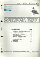 Téléviseur Couleur - Chassis Anubis A - AB  - Service Manual - Televisión