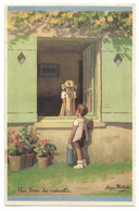 Vintage Postcard Illustrateur Jacques Redon *  Un Brin De Causette - Redon