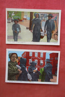 Lot Of 2 Cards.  Amish Family.      Lancaster County  Pennsylvania   >    Ref 5529 - Lancaster