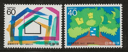 Japon 1987 N° Y&T : 1658 Et 1659 ** - Unused Stamps