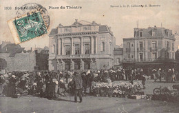 ¤¤   -   SAINT-BRIEUC   -   Place Du Théatre   -  Le Marché          -   ¤¤ - Saint-Brieuc