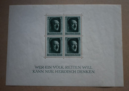 Stamps  BLOCK No  7  DEUTSCHE REICH MNH  1937-04-05  48th Birthday Of Adolf Hitler - Blocks & Sheetlets
