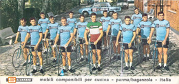 CYCLISME: CYCLISTE : GROUPE FORMAT 10.5X22.5:SALVARANI 1969 - Cycling